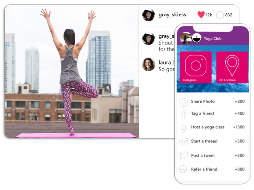 Brand ambassador content management feature in SocialLadder app