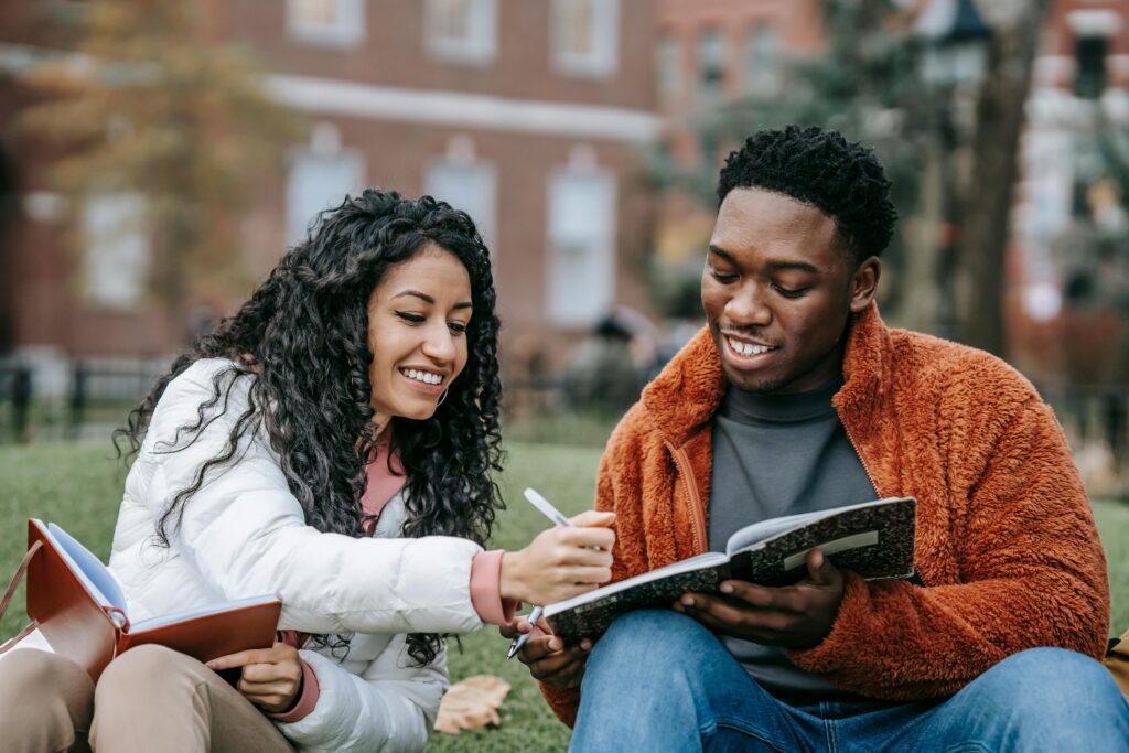 Student influencer leading a brand conversation in a university setting